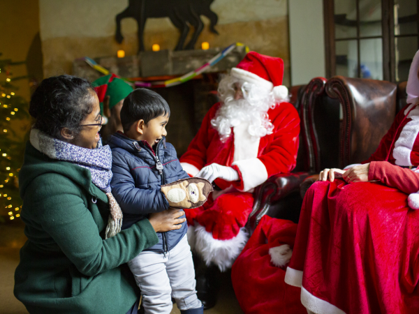 Meet Father Christmas at Newark Park