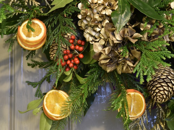 Wreath decorating workshop