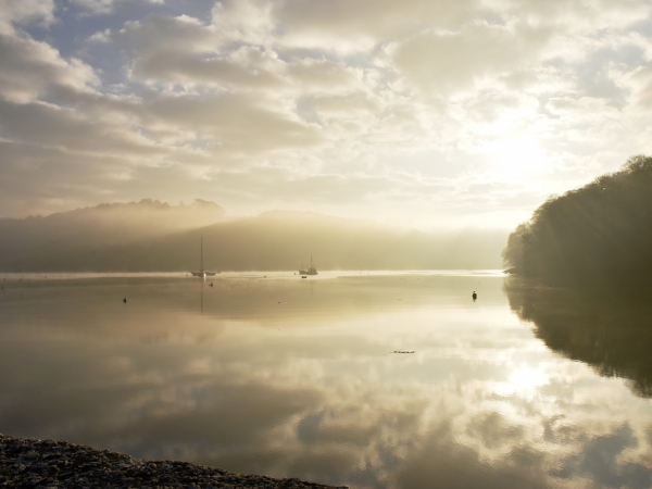Sunrise walk at Trelissick