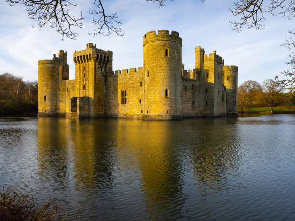 Cressida Cowell at Bodiam Castle