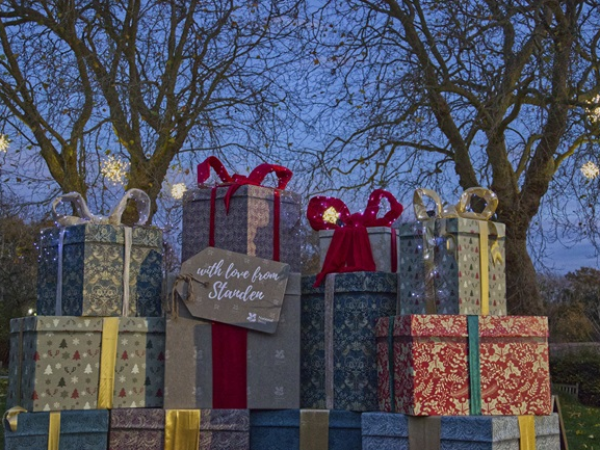 Finding Father Christmas at Standen