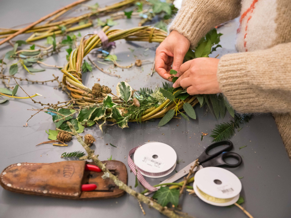 Christmas Wreath Making at Clumber Park