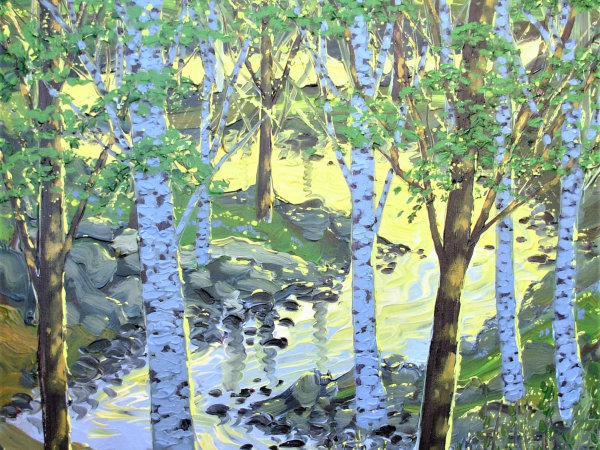 John Thompson art workshop: Woodland Stream - Sat 17 Oct