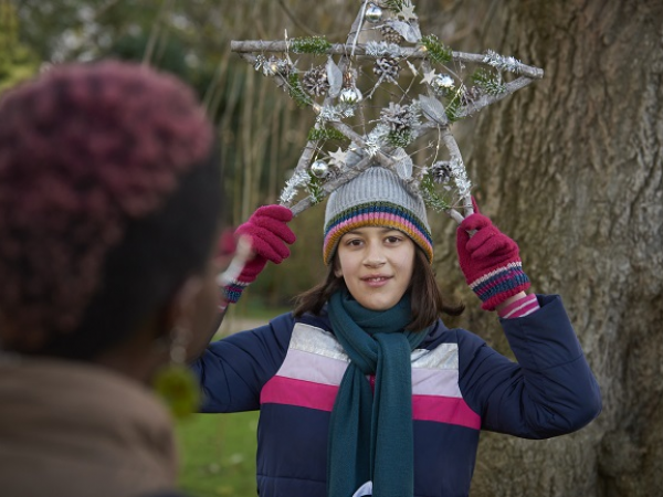 Willow star for Christmas