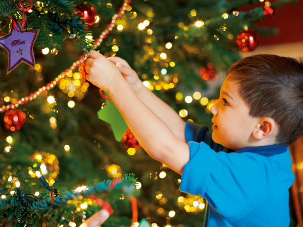 Children's craft - decorate your own deer and star decoration