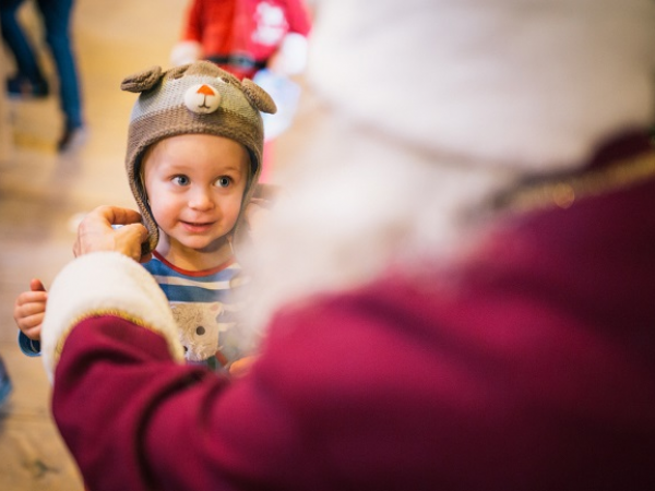 Baby and toddler festive play session with Father Christmas