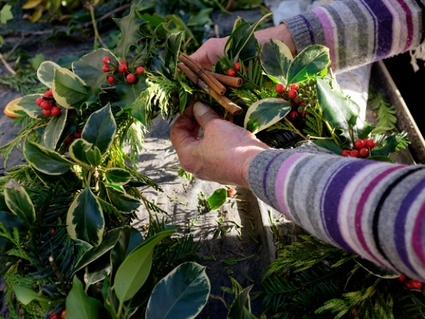 Christmas Wreath Making Workshop at Basildon Park