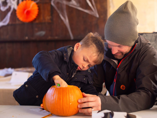 Pumpkin Carving for Halloween at Rainham Hall