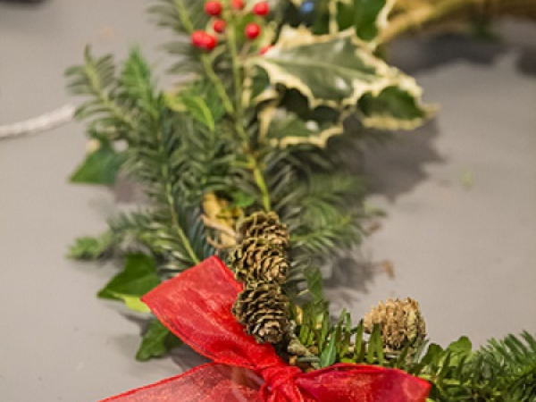 Winter Wreath Workshop at Hardwick