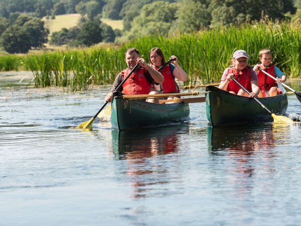 Canoeing on the River Sow