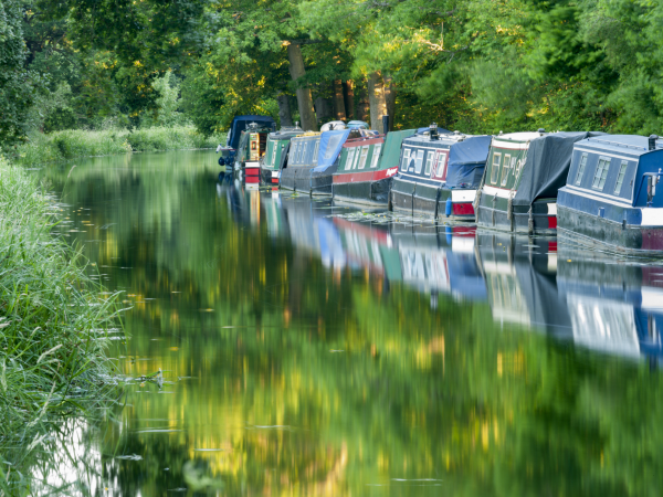 River, channel and lake