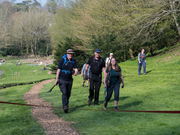 Gardeners' seasonal garden walk at Prior Park - summer