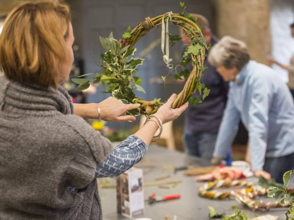 Christmas Wreath Design Workshop at Speke Hall