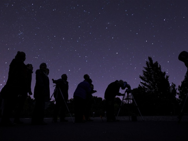 Night sky observing at Dunwich Heath