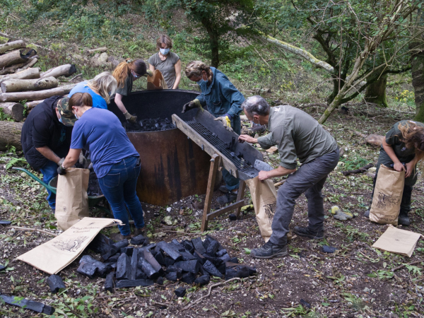 Charcoal Making Demonstration with Ranger Matt