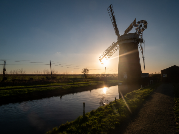 Sunrise at Horsey Windpump