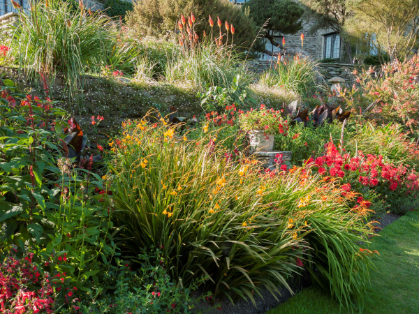 Garden border design workshop at Coleton Fishacre