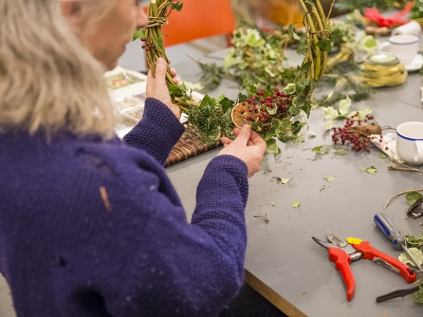 Christmas Wreath Workshop at Stourhead